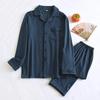 Nuovo Set Pigiama da Uomo Autunno/Inverno Spesso Caldo Abbigliamento per la Casa Manica Lunga Pantaloni Lunghi Set Due Pezzi Set Taglie Grandi