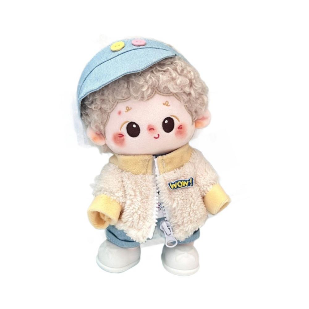 Multiple Styles Cute Outfit 20cm Cotton Doll Plush Toy Cartoon Doll Clothes Children Toys