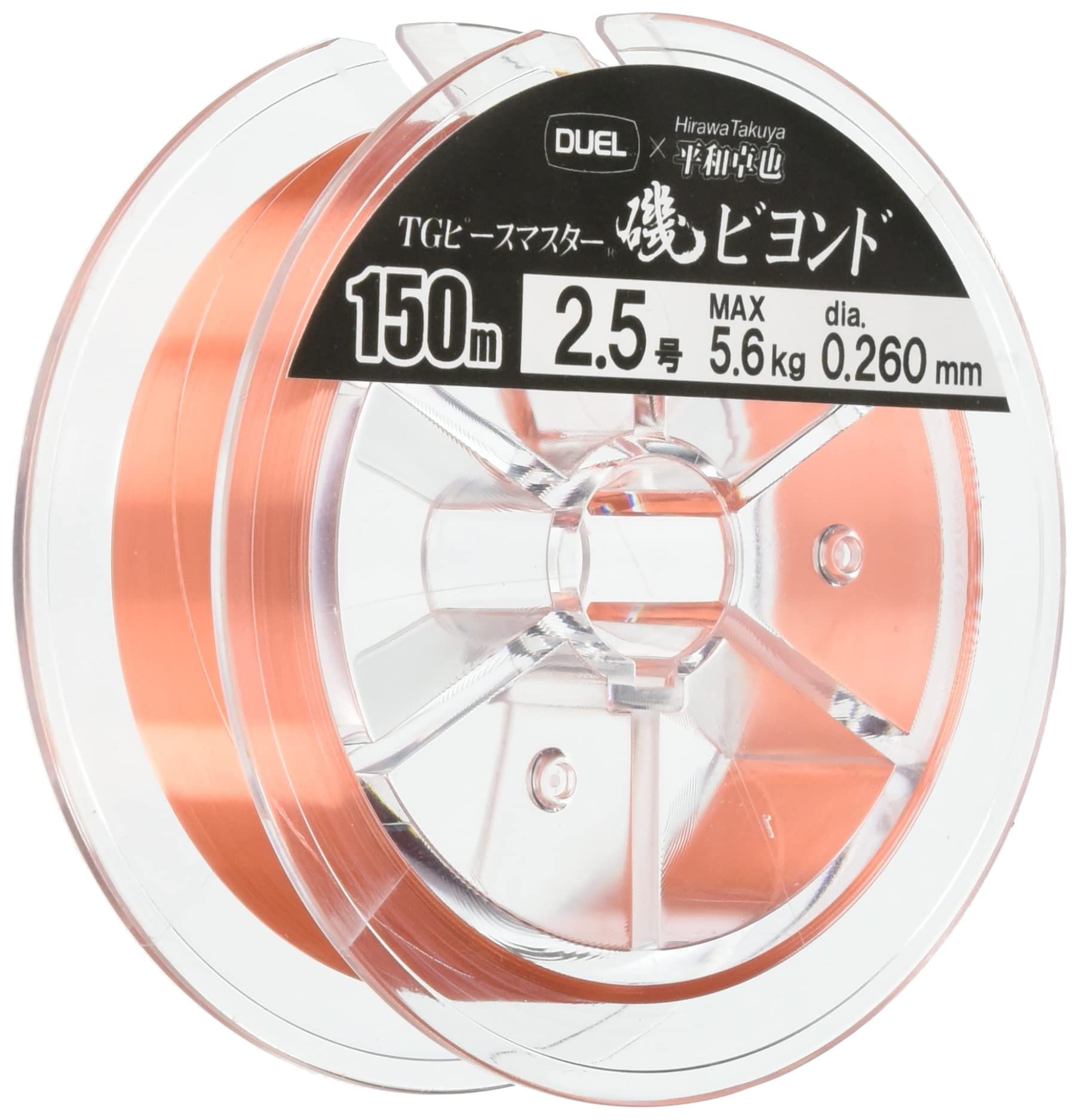 

DUEL Nylon Line TG Peace Master Iso Beyond 150m Clear Orange shore H3470 2.5 2.5 (for fishing/float fishing)