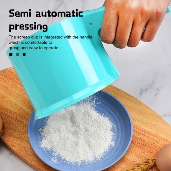 Úžasné Snadno se čistí Snadno se ovládá Široká aplikace Poloautomatické nerezové síto na mouku pro pečení mouky Prosévací nádoba