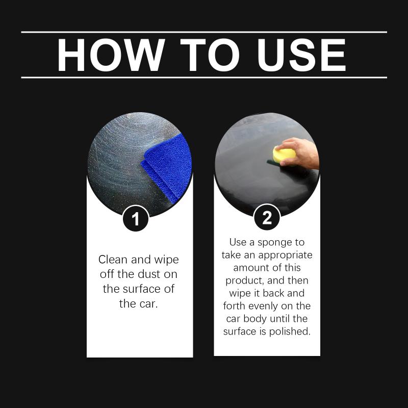 Car Paint Renewal Set Includes Polish Wax and Sealant Achieve Deep Glossy Finish with Effortless Dirt Repellency Perfect for Home Car Care