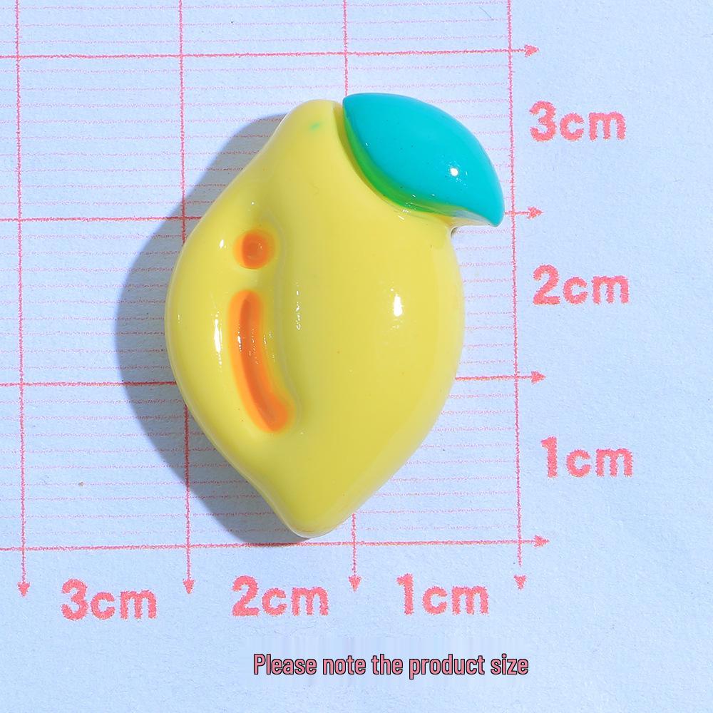 DIY Cartoon Fruit & Veggie Charms: Cream Glue Resin Accessories for Crocs
