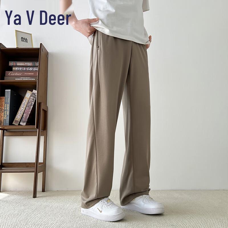

Yalu Men s 2025 S/S Loose Straight Casual Pants YKHDF650 3XL