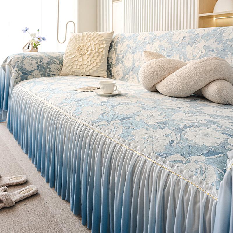 

French chenille sofa towel, universal in all seasons, skirt sofa cushion 2025 new model, an all-inclusive cover cover. 180*130cm