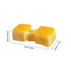 9x4.5x2.5cm Squeeze Toys Realistic Soft Rice Cake Stress Balls Stretchy Food Relief Fidget Toys for Kids Adults