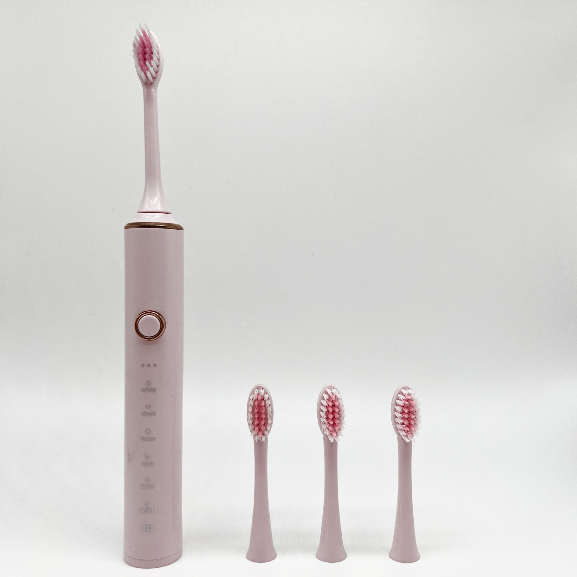 

X-18 Smart Electric Toothbrush: 6-Speed Hot Item for Couples розовый