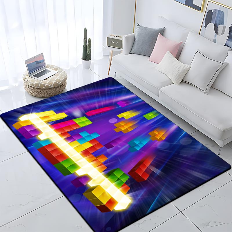 

Устраняющий игровой ковер для гостиной, мягкий фланелевой коврик для спальни, противоскользящий коврик для ванной комнаты, детский игровой коврик, аниме-коврик 40cm by 60cm