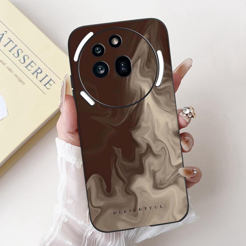 Beautiful Floral Painting Phone Case For Nothing Phone (3a) Pro Black Silicone Soft Cover For Nothing Phone3a 3a Pro Bumpers
