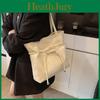 Minimalist Tote Bag For Women With Drawstring Closure Pu Material For Daily Use