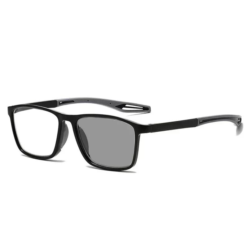 Ultralight TR90 Photochromic Presbyopia Glasses Fashion Reading Glasses Color Changing Eye Protection