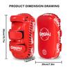 Professional Muay Thai Foot Target Thickened Boxing Target Sanda Boxing Curved Hand Target Training Equipment Leg Target Mat