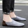 Men's Loafers Leather Shoes Slip On Casual Moccasins Breathable Male Boat Shoes Fashion Business Flats