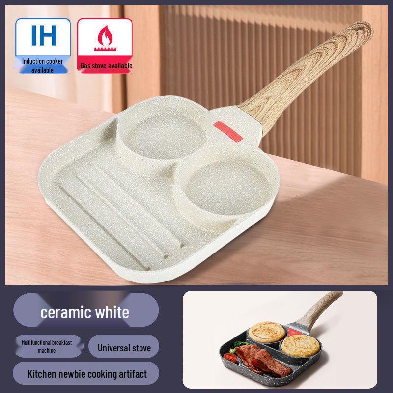 Multi-Functional Non-Stick Breakfast Maker for Burgers, Fried Eggs, Pancakes, Steaks, and Sandwiches