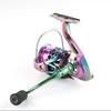 New Colored Metal Electroplated Spinning Reel Ultra-light Maximum Resistance 12 Kg Sea Fishing Spinning Reel Suitable for Seawater and Freshwater