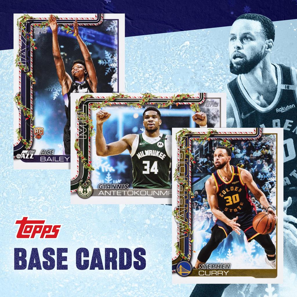 2025 Topps Holiday Kosárlabda Gyári Zárt Mega Box - -