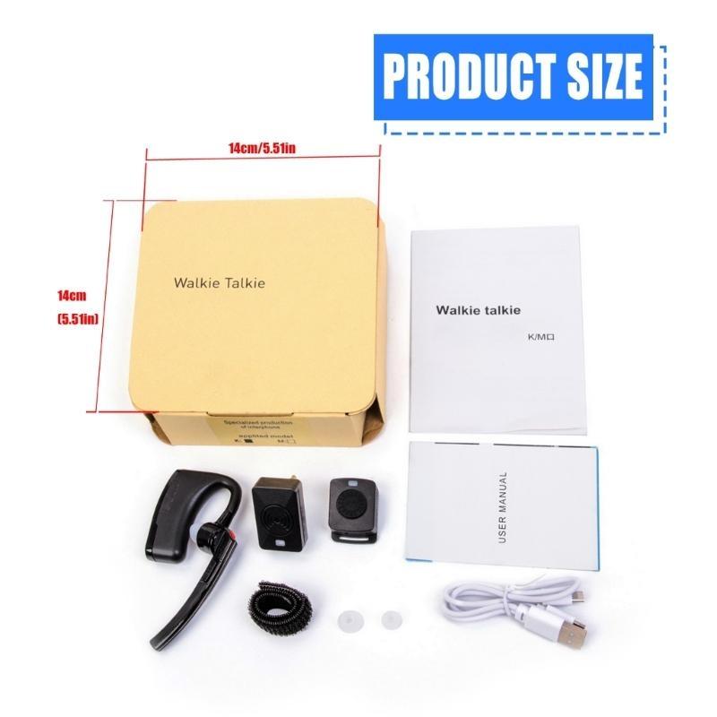 Wireless Bluetooth-compatible Headset Hands frees Earphone Two Way Radio Earphone Adapter Plastic for Devices  GP88 CP88