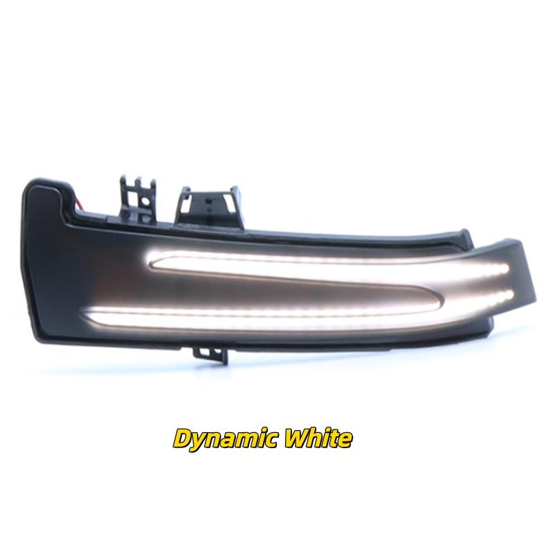 

For Mercedes Benz W221 W212 W204 W176 W246 X156 rearview mirror dynamic flow light reverse mirror flow light turn signal light Dynamic White
