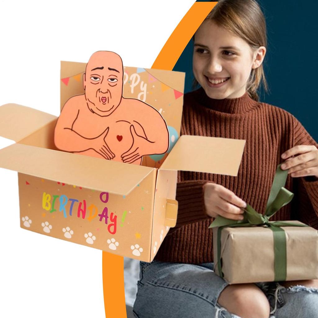 3D Greeting Card Birthday Cards for Women Funny Paper Craft for Festival Celebration Family Friends Child Men Holiday Colleagues