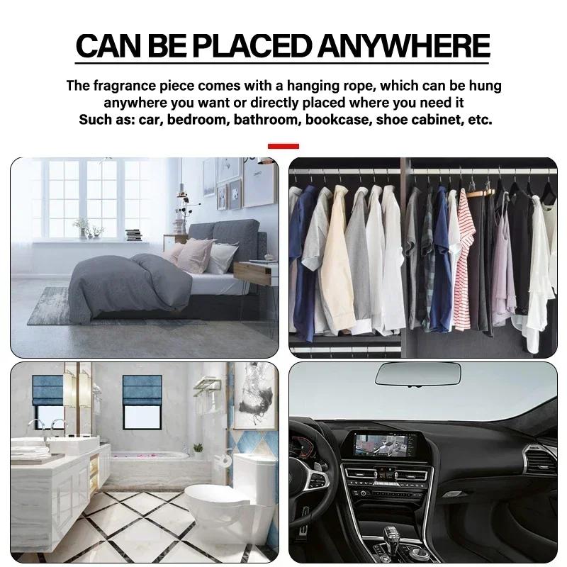 XZESF1 Car Interior Pendant Aromatherapy Room Deodorant Sachet For BMW M4 M3 E39 E60 E61 F10 F11 F07 G30 G31 G15 Z4 E89 E85 G29 Z3 E36