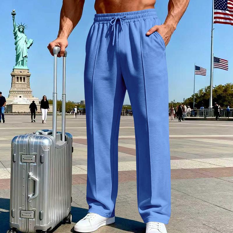 New Autumn and Winter Loose Casual Versatile Simple Solid Color Trousers