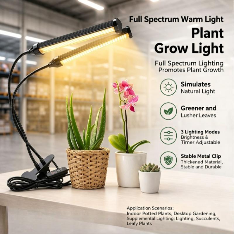 105LED Plant Growth Light 12V Fill Light Dimming Timing Full Spectrum Seedling, Succulent Green Plants Imitating Sunlight