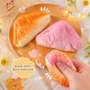 Soft Slow Rebound Squishy Pu Simulation Croissant Toast Puff Pastry Stress Relief Toy Anti-Stress Ornament Desk Accessories