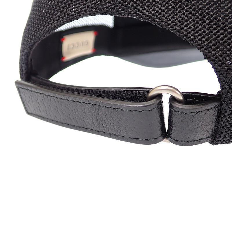 Gucci 701324 4HAOY 1060 XL Cap Black Cotton Mens