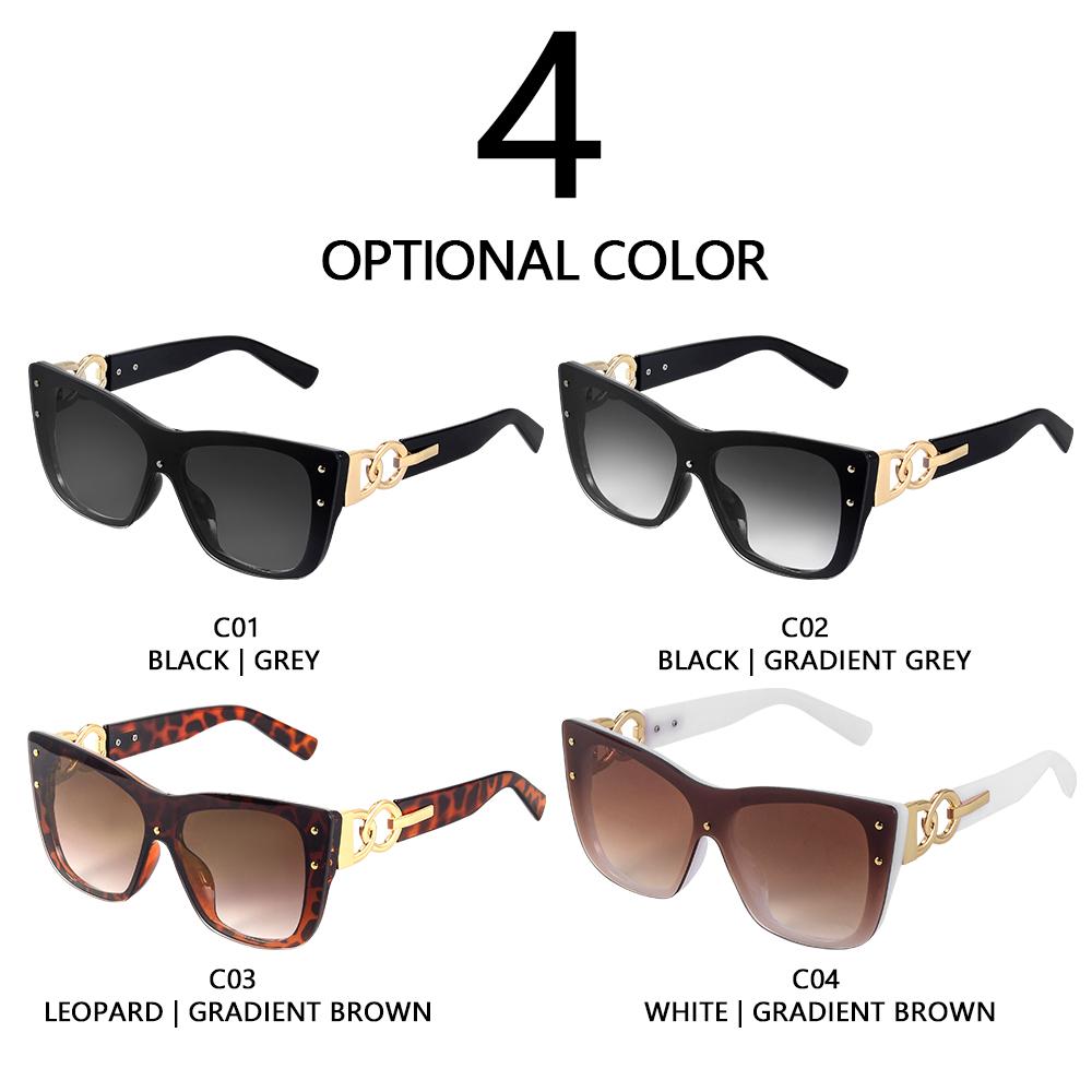 Luxury Brand Designer Sunglasses Women Rimless Cat Eye Sun Glasses Ladies Fashion Gradient