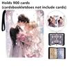 400pcs/900pcs Sailor Moon Card Album Book Folder 4/9 Card Slots Collections Zipper Double Pocket Zipper Card Binder Holder
