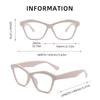 Retro Men Women Clear Lens Presbyopia Glasses Personalized Cat Eye Reading Glasses Blue Light Blocking Eye Protection Eyewear