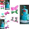 Mini Mermaid Tail Silicone Mold For Cake Decorating And Baking Chocolate Mold