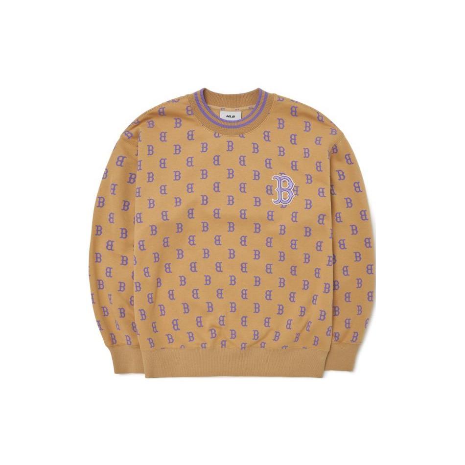 New MLB Boston Red Sox Sweatshirts Unisex Camel 3AMTM0926-43BGS