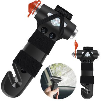 2Pcs Car Safety Hammer Portable Auto Survival Emergency Escape Hammer Window Breaker Seat Belt Cutter