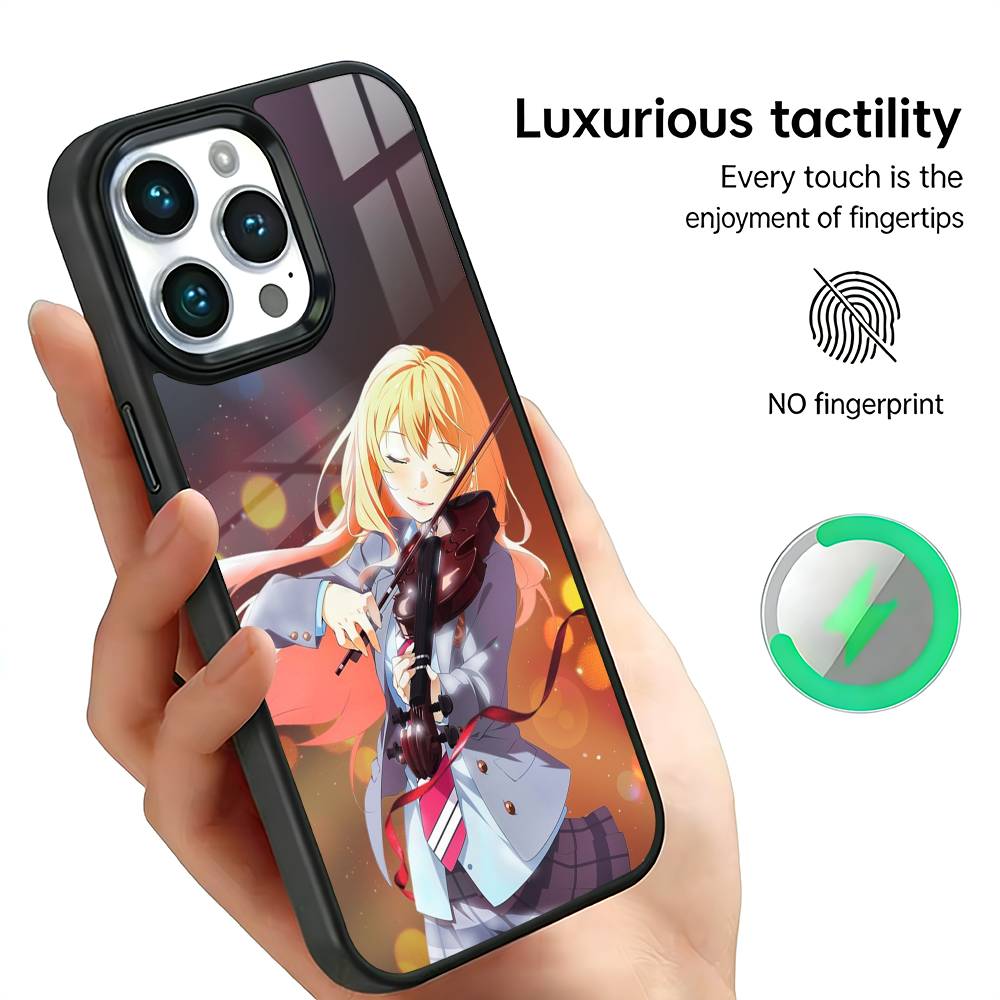 Y-Your lie IN A-APRIL Phone Case For iPhone17,16,15,14,13,12,11 Plus,Pro Max For Magsafe Wireless Charging