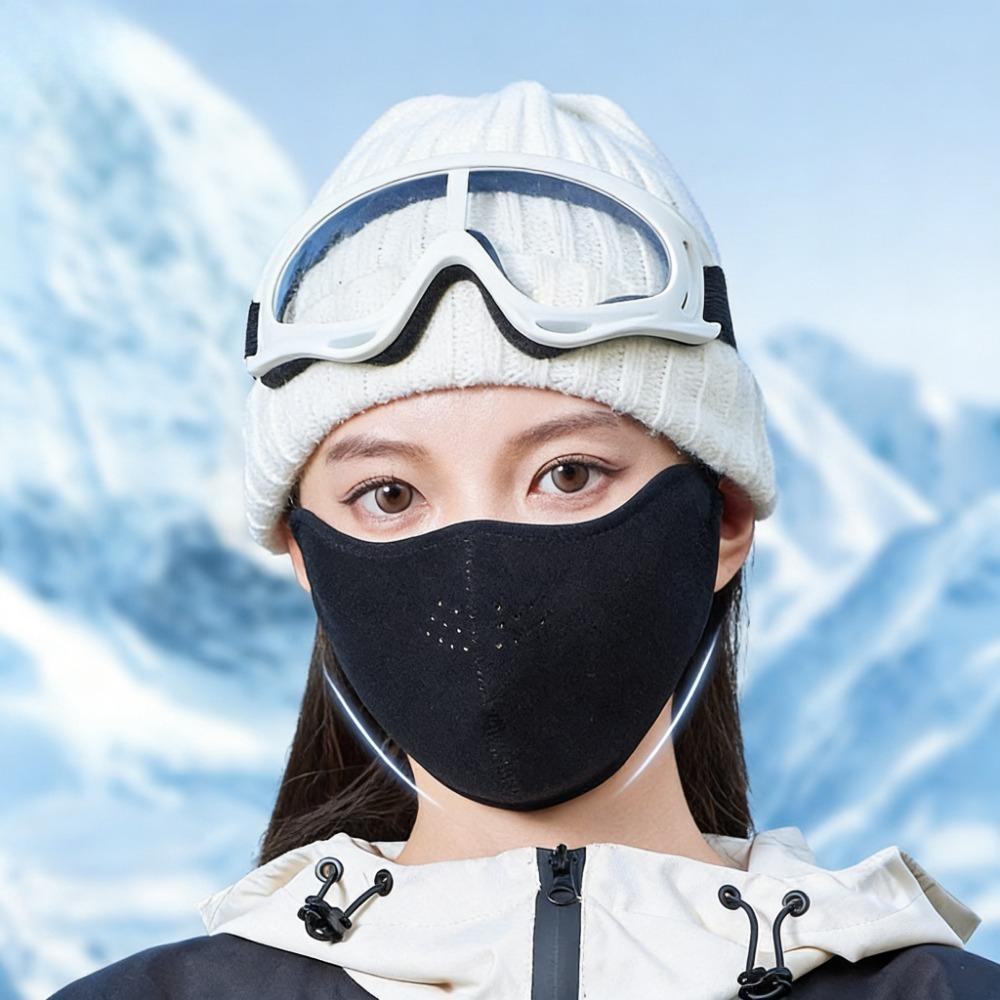 

Women Summer UV Protection Neck Scarf Ice Silk Face Mask for Outdoor Sports чёрный