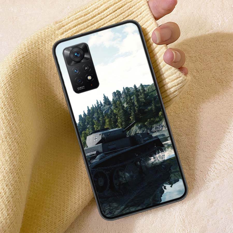 World Of Tanks Game Phone Case For Redmi 13C 14C Note 14 13 Pro Plus 5G 12 12C 10A 10C 10 9A 9C 9T 9 8 8A K70 Pro Cover TPU Shel