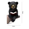 Scene Layout High Simulation Compact Wireless Resin Animal Figurine Outdoor Decor Bear Ornament