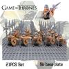 Premium Abs Plastic Game Of Thrones Soldier Building Blocks Delicate Details 21pcs