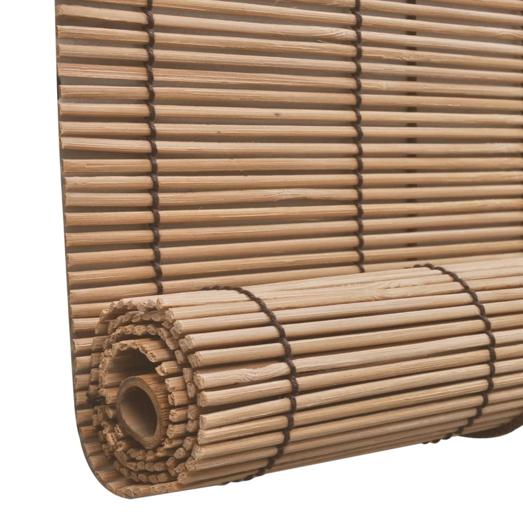 Vidaxl Bambus-Rollos, 140 x 220 cm, Braun