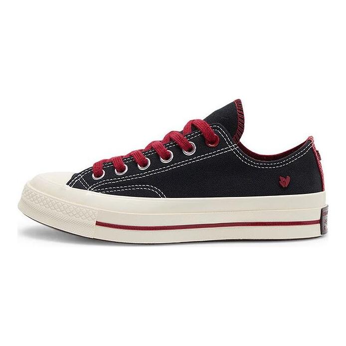Converse Chuck 70 Comfortable Versatile Durable Low-Top Canvas Shoes Unisex Sneakers Black A16577C