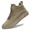 Fashion High Quality Winter Boots Men Shoes 2024 High Top Sneakers Casual Shoes Fashion Men's Plush Warm Brogue Shoes Retro