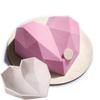 Diamond Heart Silicone Mold Flexible Heart Shaped Cake Pans for Baking and Freezing DIY Mould Cakes Mousse Chocolate Decorating