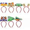 Plastic Soccer Fan Headband Charming Design Cheering Hair Band  Photo Props