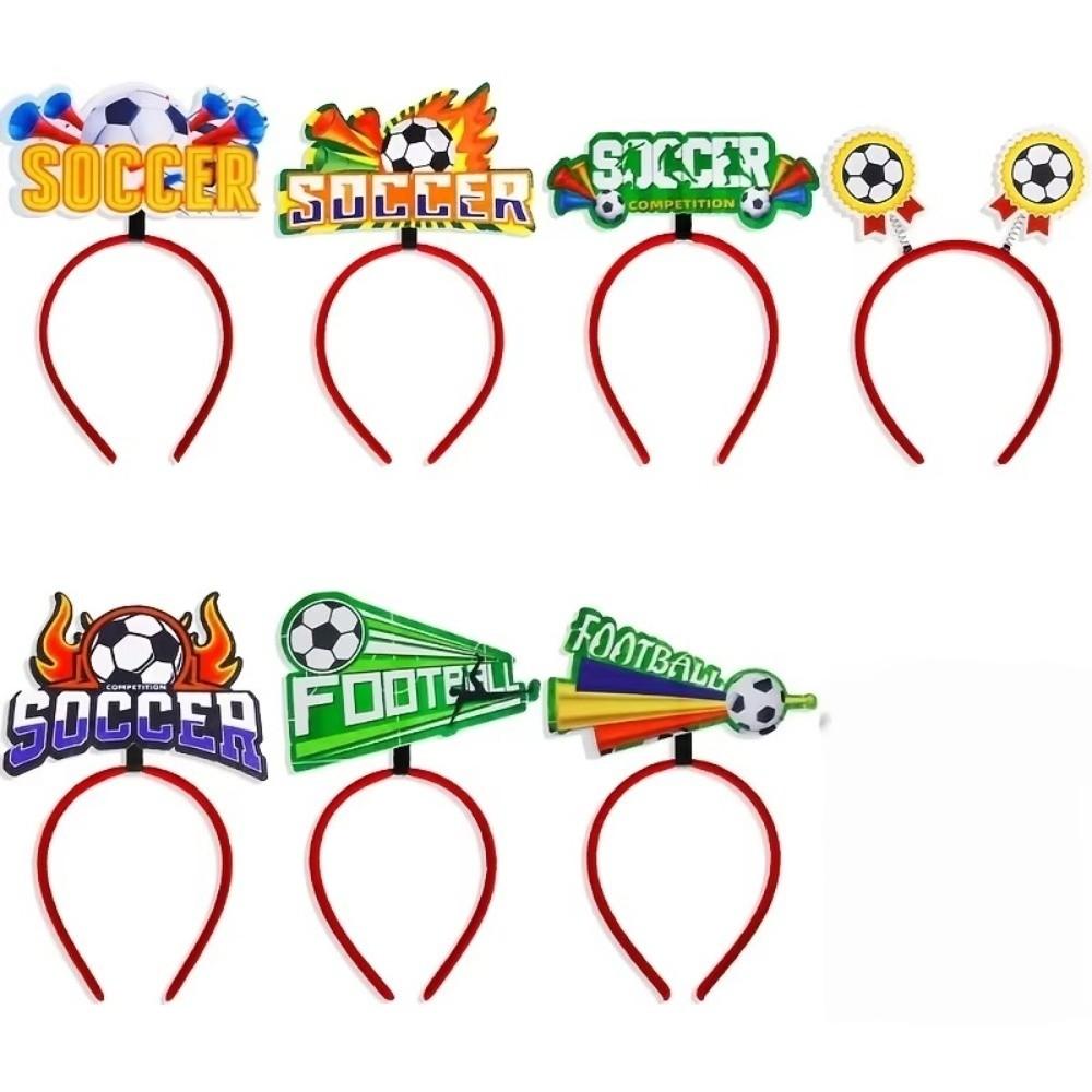 Plastic Soccer Fan Headband Charming Design Cheering Hair Band Photo Props