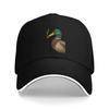 Stockente, die eine Zigarette raucht, Entenjagd Baseballkappe Unisex Damen Trucker-Hut Sommer Mode Tennis Skate Baseballkappen