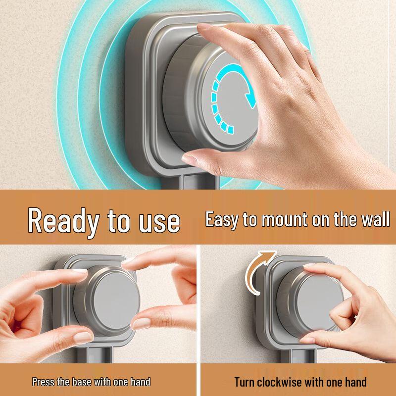 MUYA No-Drill Suction Cup Kitchen Organizer Rack