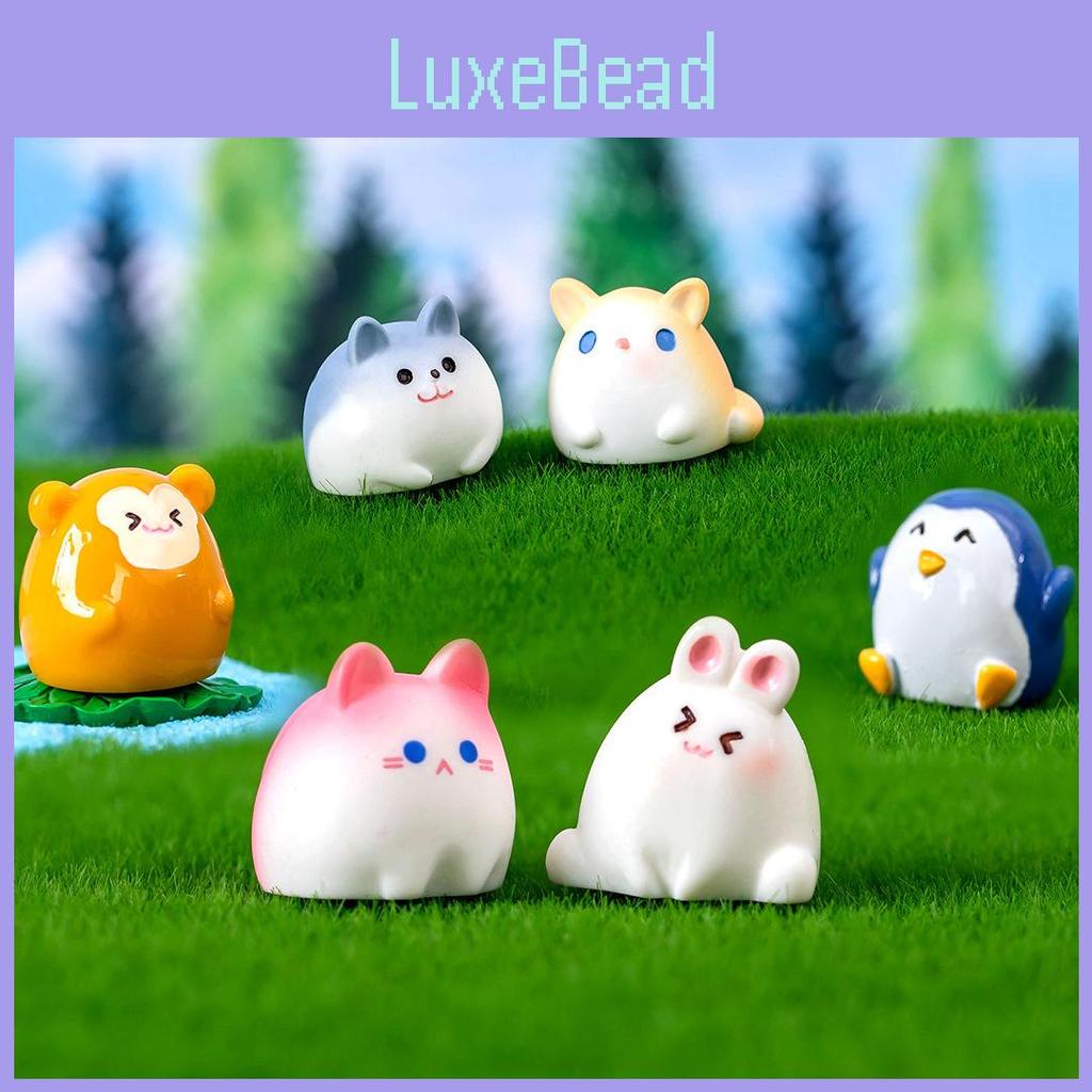 Adorable Resin Animal Figurines Blind Box For Car And Desktop Decor Cute Gift