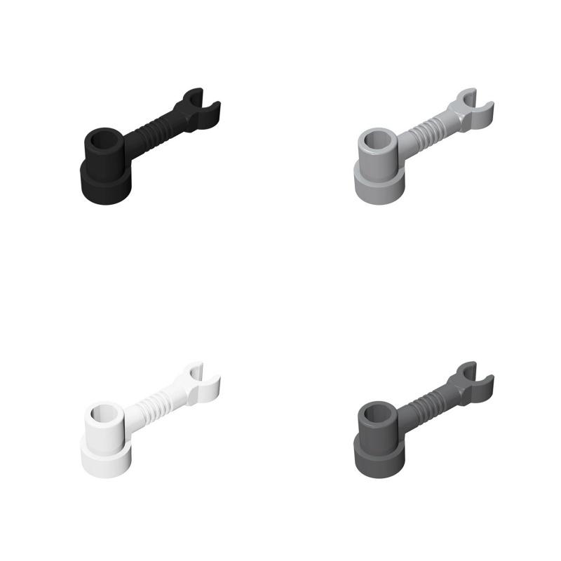 

10pcs Creating Pieces 4735 Bar 1x3 with Clip Stud Receptacle (Robot Arm) compatible with Learning Tech Parts Toysets 10PCS