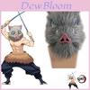 Høykvalitets Halloween Demon Slayer Kimetsu No Yaiba Hashibira Inosuke Gris Cosplay Maske For Entusiaster