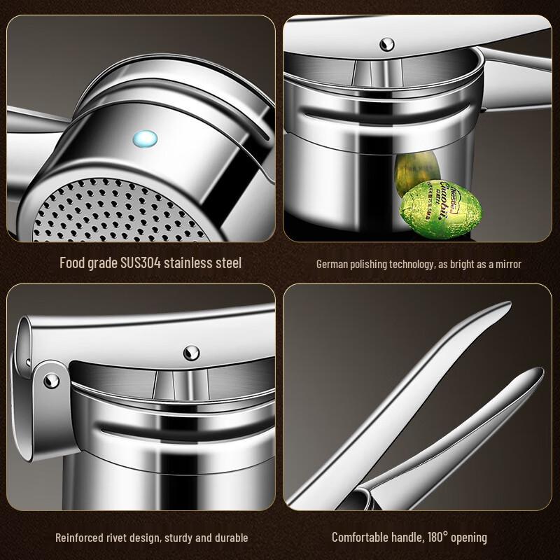 Xiyao 304 Stainless Steel Multi-functional Manual Juicer & Masher